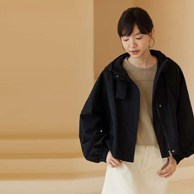 50代ファッション 上品ゆったりシルエットジャケット