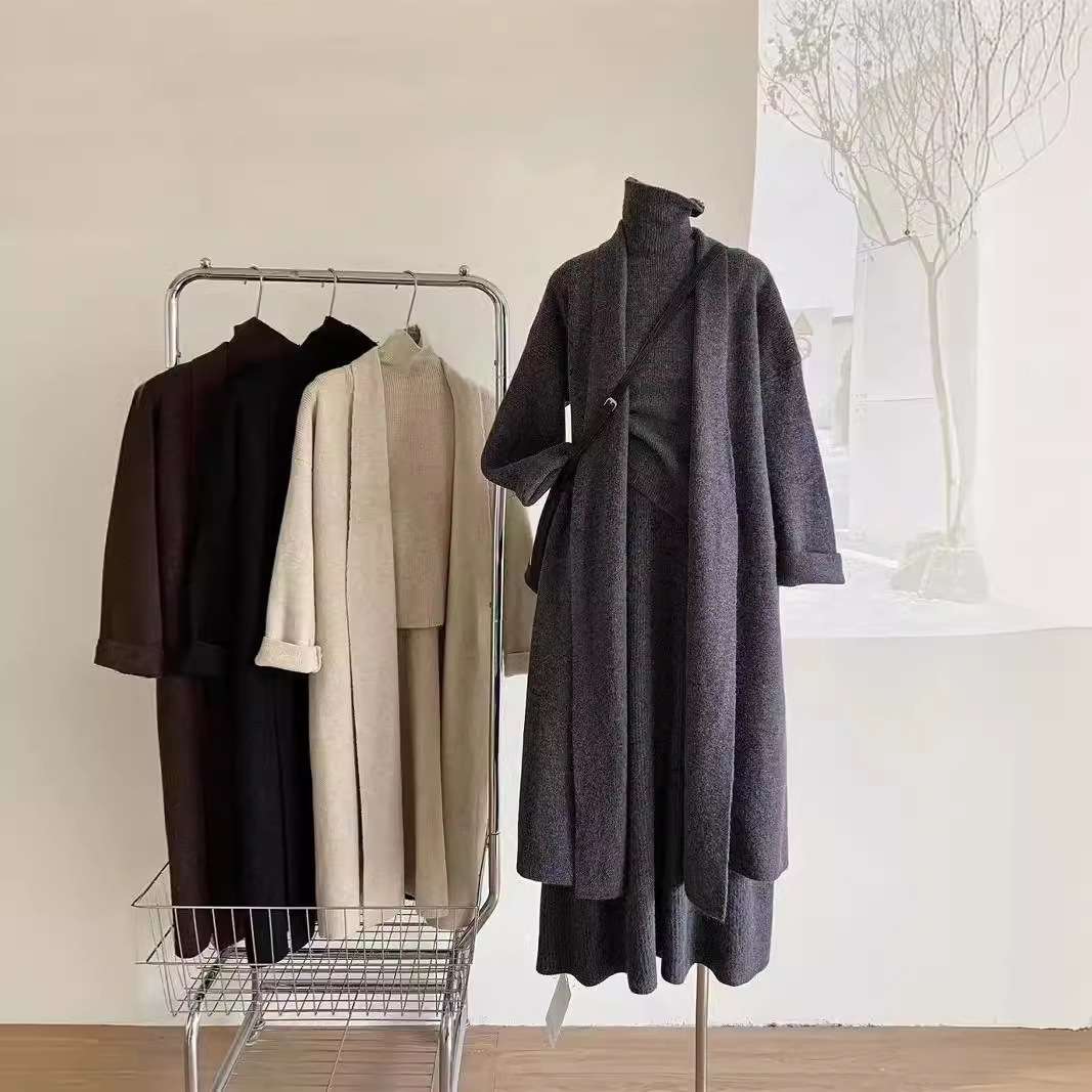 50代ファッション 上品な大人の秋冬コーディネートセット