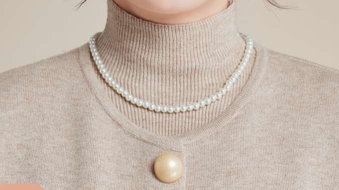 50代ファッション エレガントなフリンジ付きツーピース