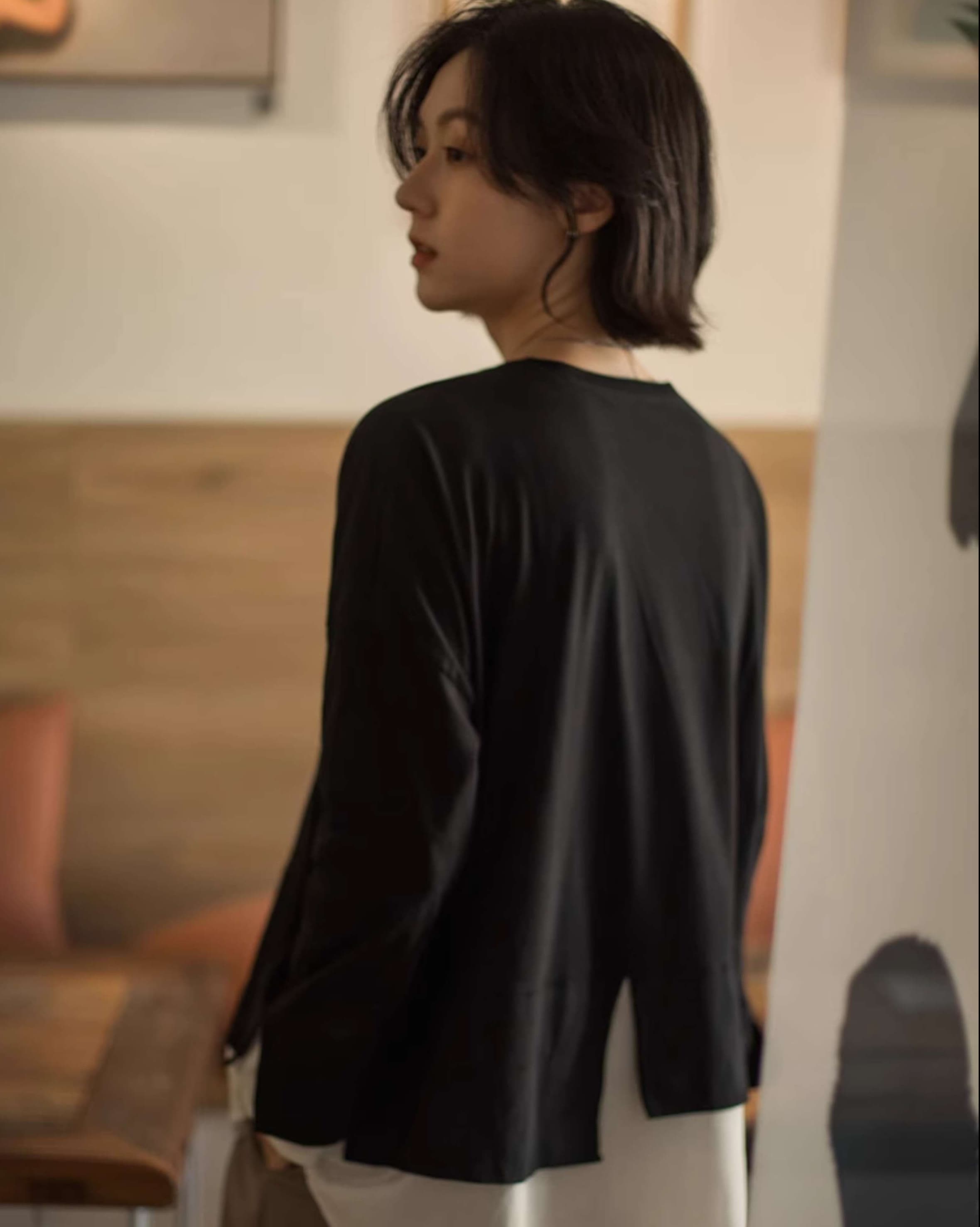 50代ファッション 大人の洗練カットソー