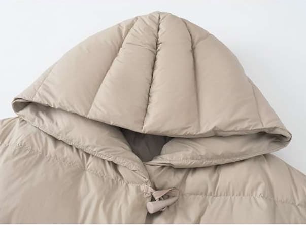 50代ファッション 中綿入りショートダウンジャケット