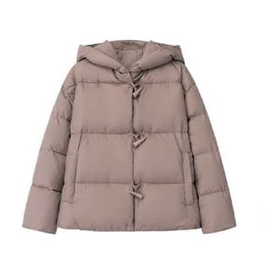 50代ファッション 中綿入りショートダウンジャケット