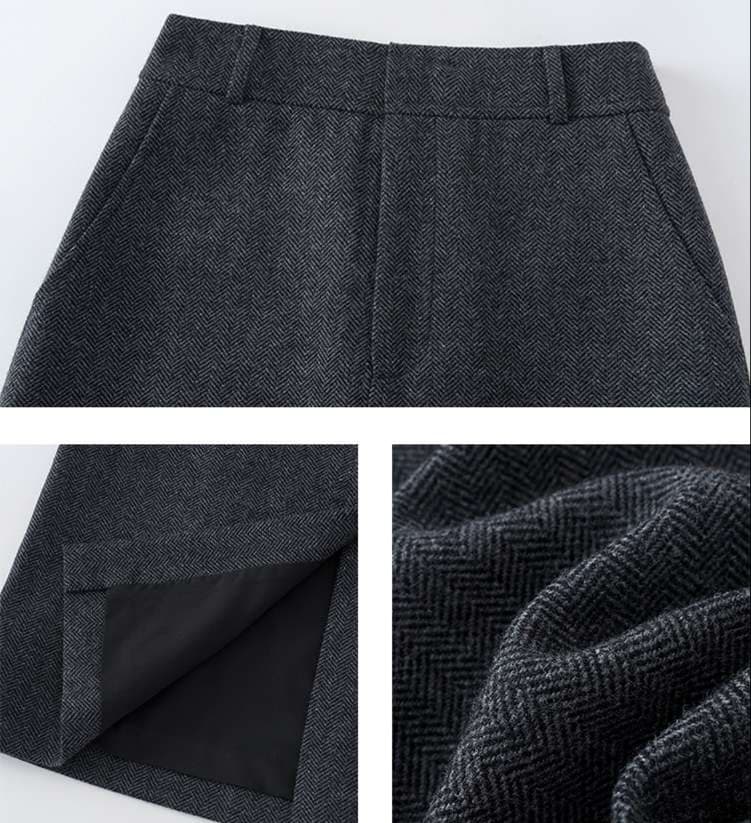 50代ファッション シンプル上品ミモレ丈スカート