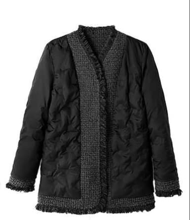 50代ファッション 上品シャネルツイードジャケット