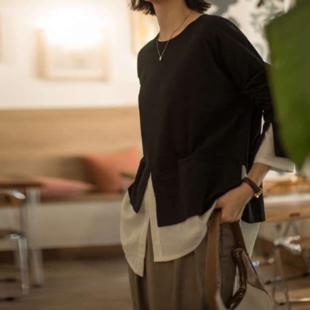 50代ファッション 大人の洗練カットソー