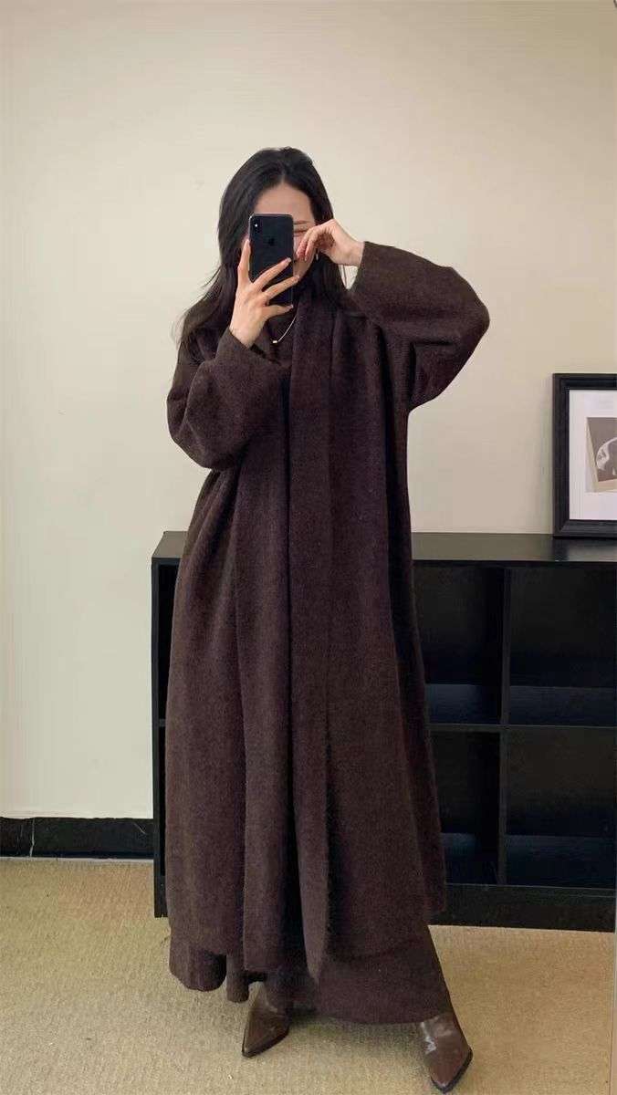 50代ファッション 上品な大人の秋冬コーディネートセット