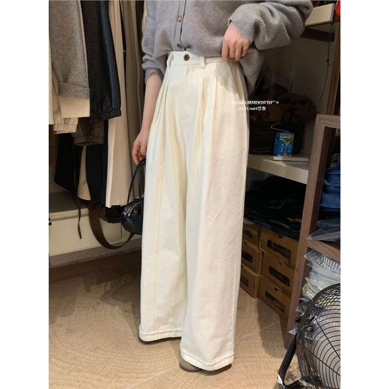 50代ファッション ゆったりワイドパンツ
