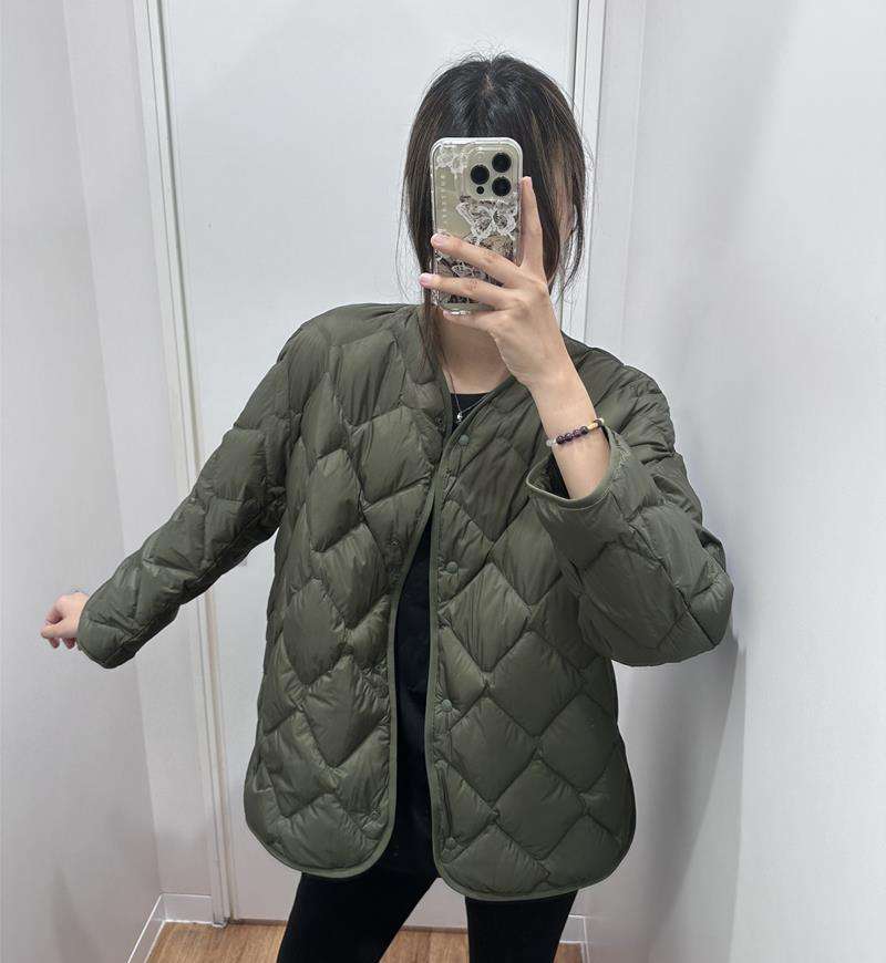 50代ファッション 大人の冬のキルティングジャケット
