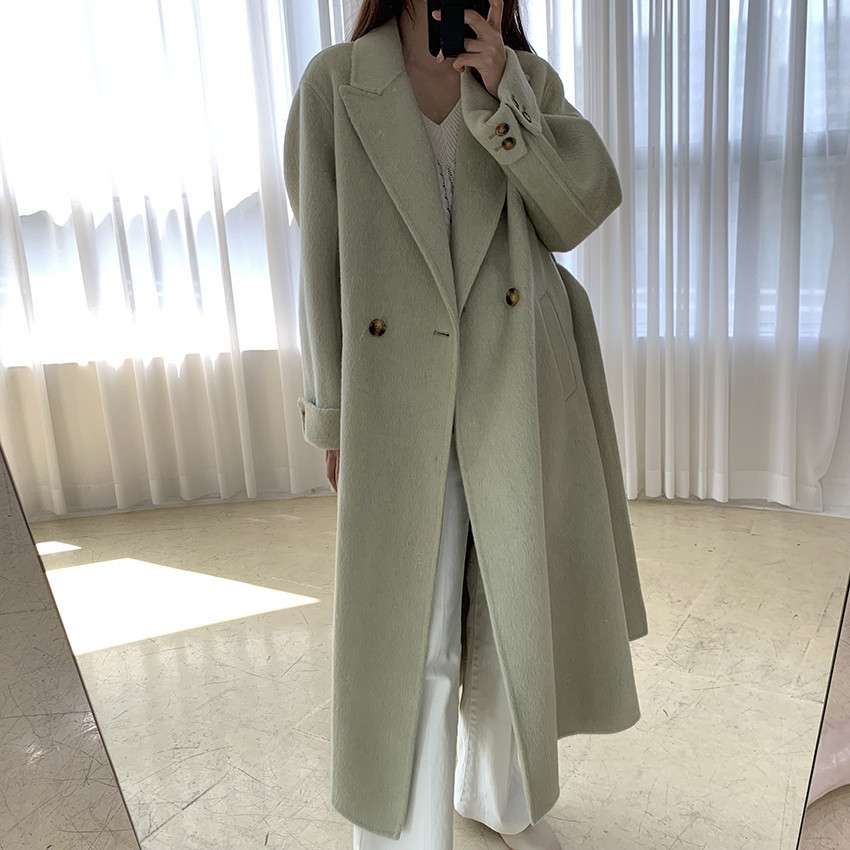 50代ファッション ゆったりロングコート