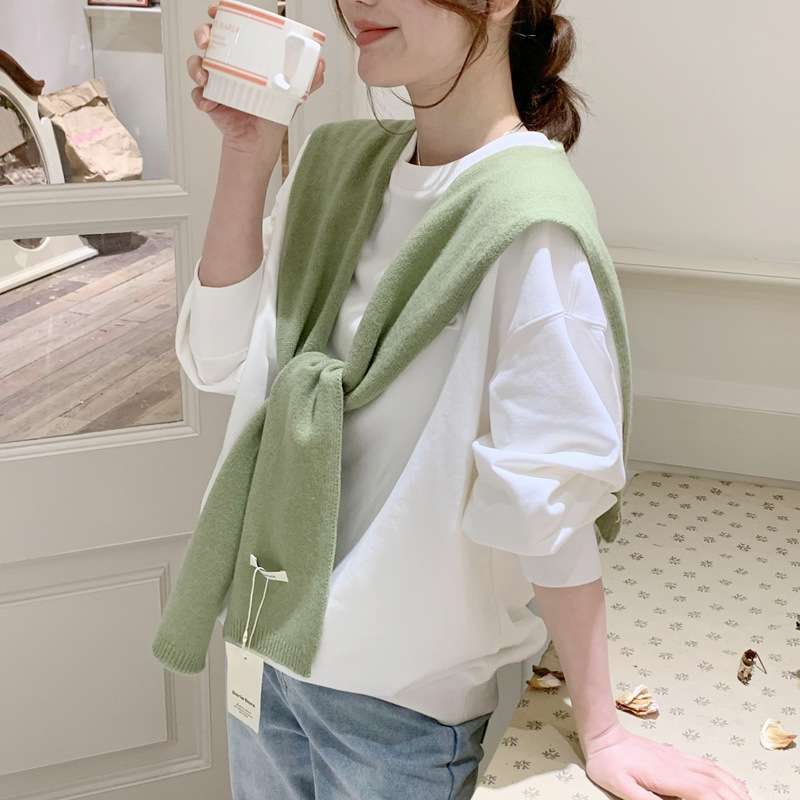 50代ファッション ゆったりウォーミーベスト