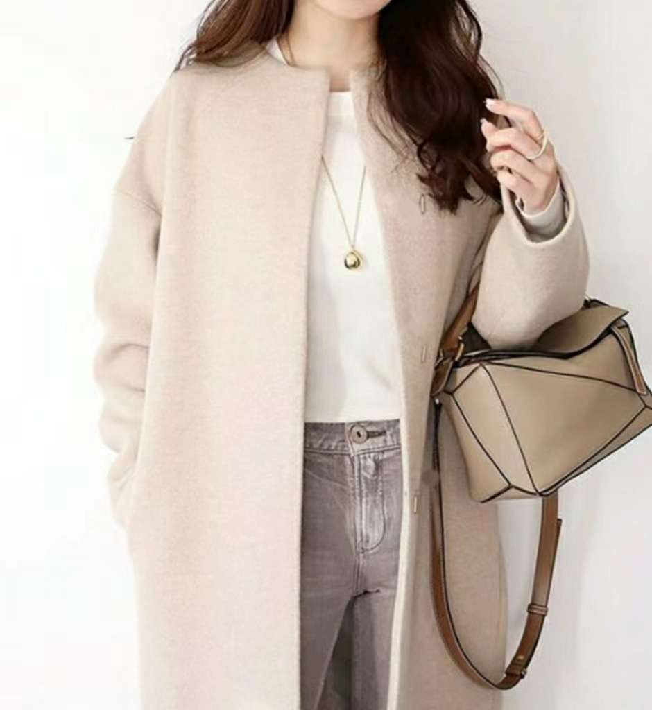 50代ファッション 大人の洗練コクーンコート