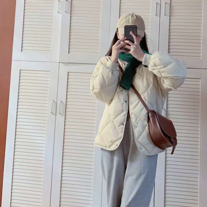 50代ファッション 軽量キルティングジャケット