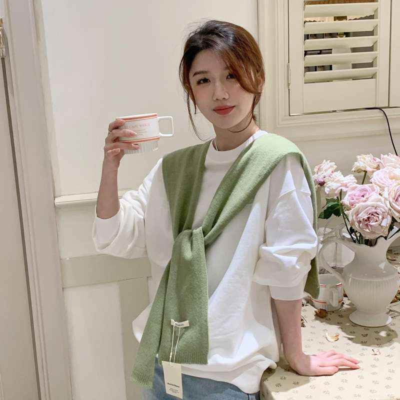 50代ファッション ゆったりウォーミーベスト