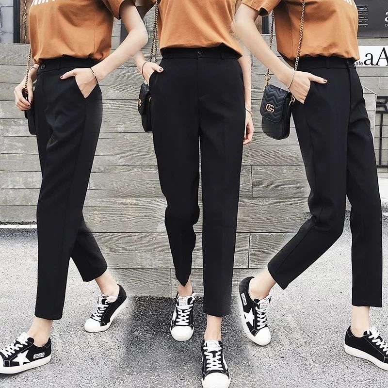 50代ファッション ストレートシルエット美脚パンツ