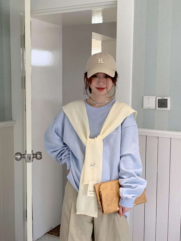 50代ファッション ゆったりウォーミーベスト