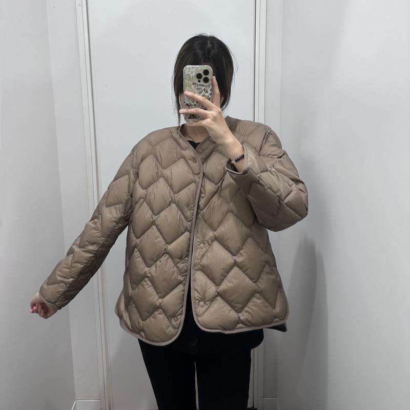50代ファッション 大人の冬のキルティングジャケット