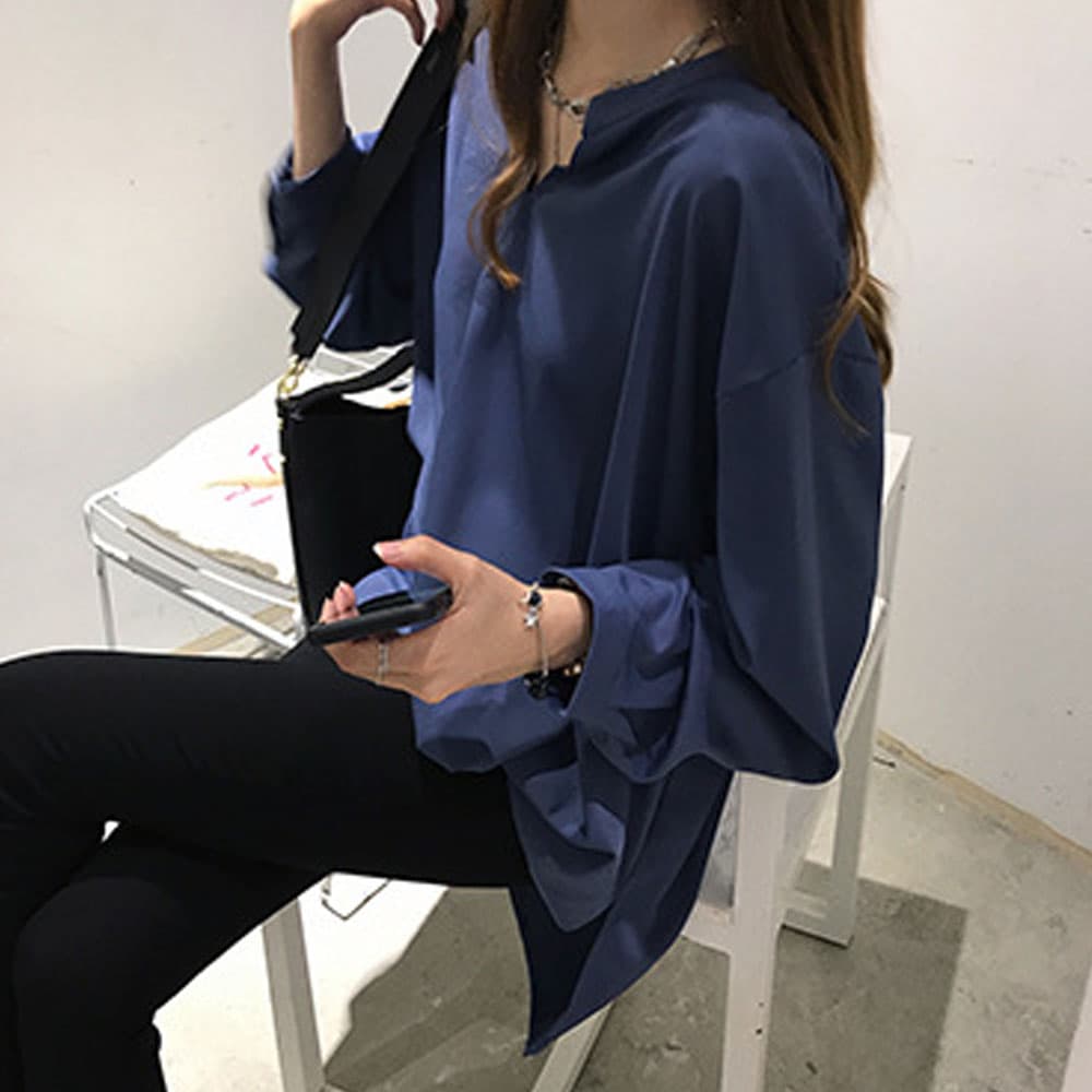 50代ファッション 大きいサイズ対応 シャツブラウス レディース 七分袖