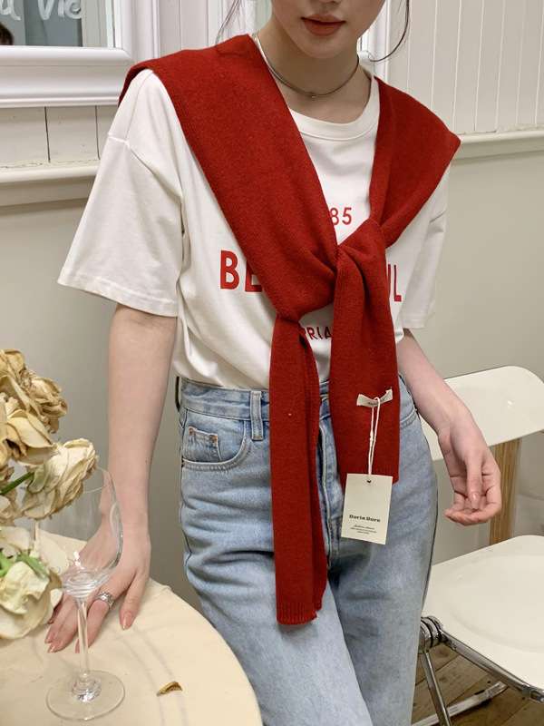 50代ファッション ゆったりウォーミーベスト