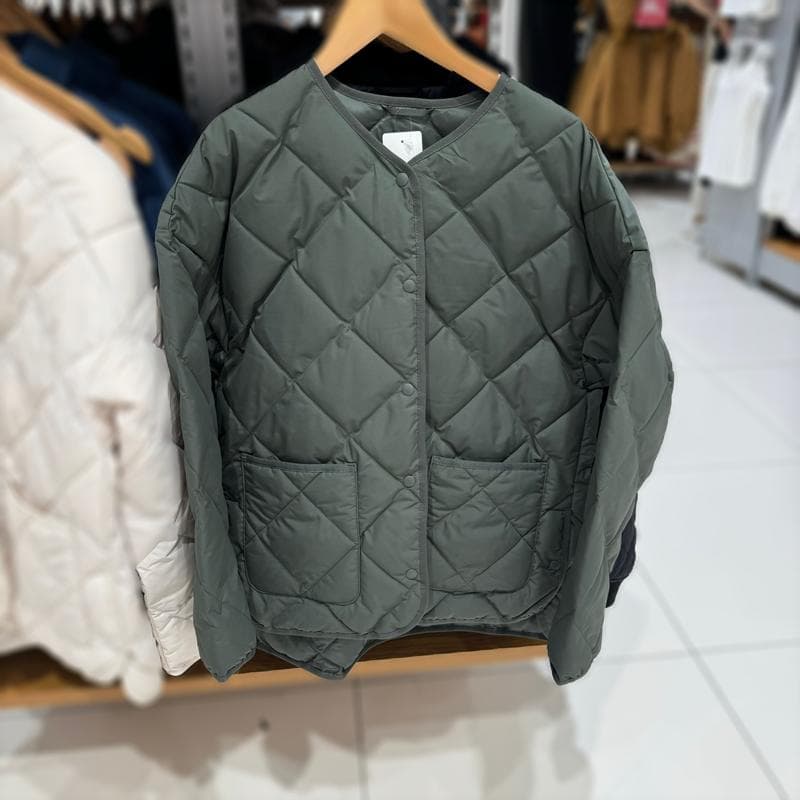50代ファッション キルトジャケット 中綿入りアウター