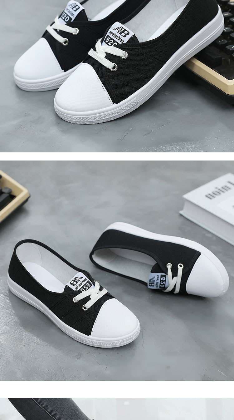 50代ファッション 柔らかスリッポンスニーカー