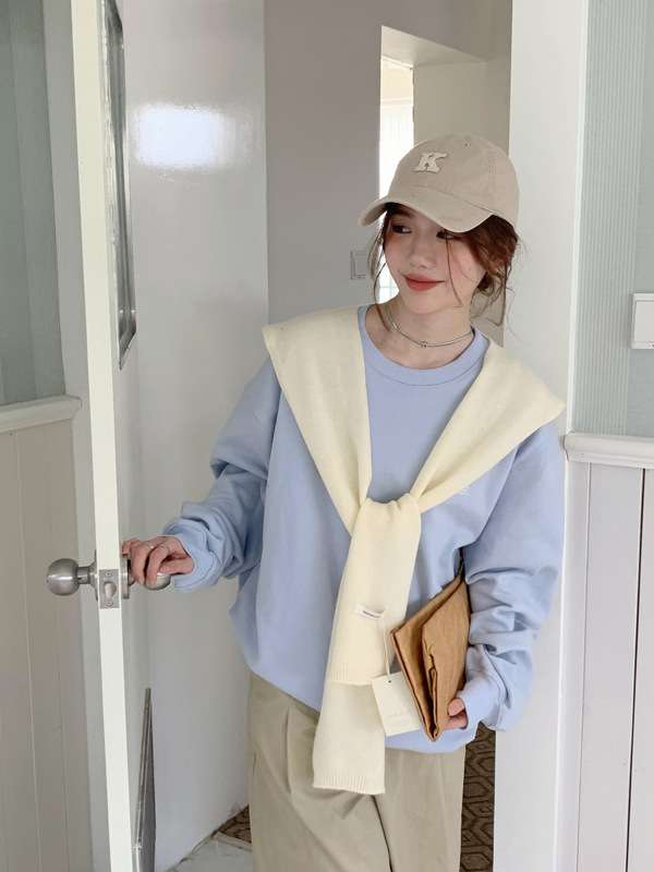 50代ファッション ゆったりウォーミーベスト