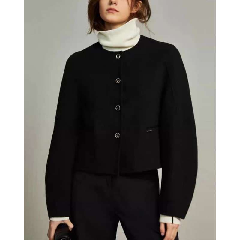 50代ファッション ゆったりボックスシルエットジャケット