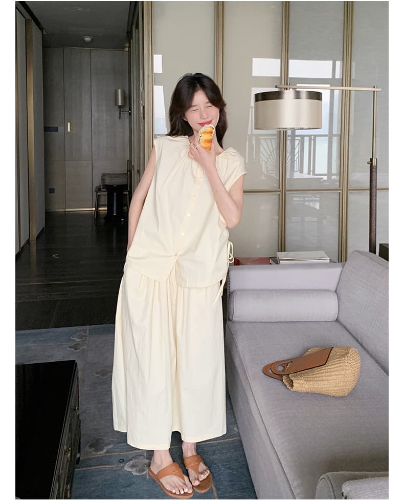 50代ファッション 優雅なティアードセットアップ