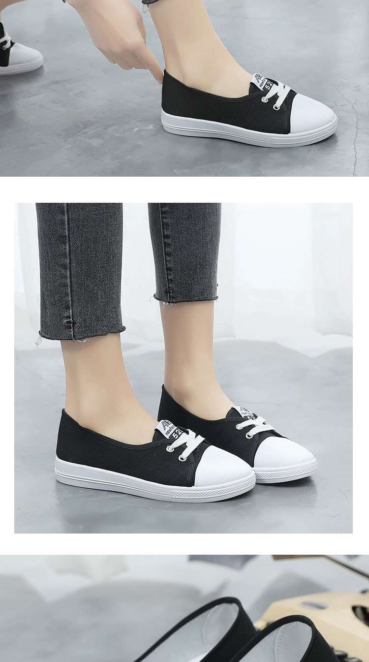 50代ファッション 柔らかスリッポンスニーカー