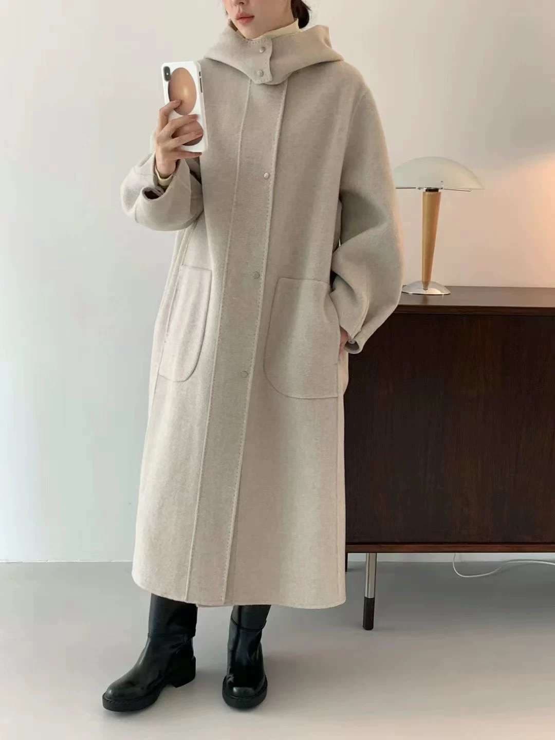 50代ファッション 大人の上質ロングコート