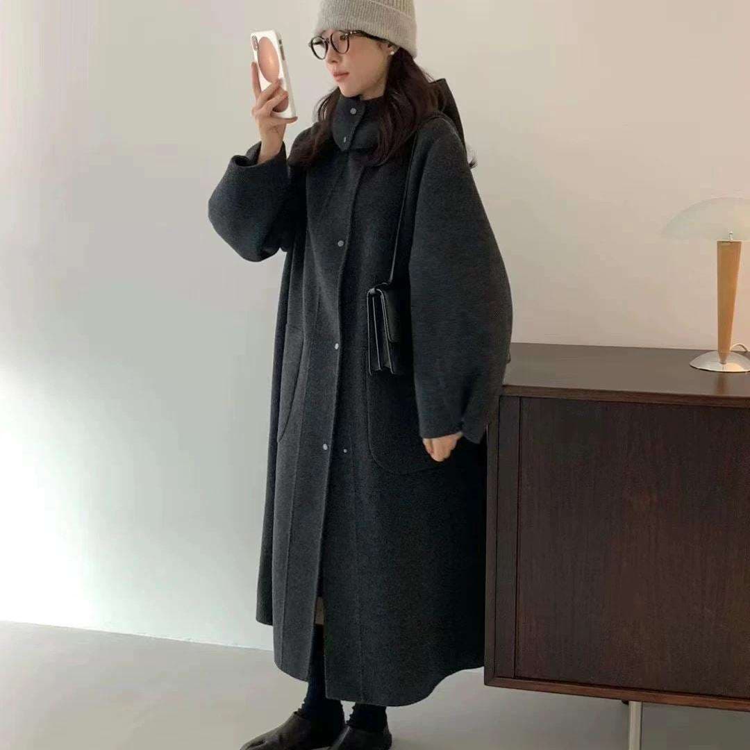 50代ファッション 大人の上質ロングコート