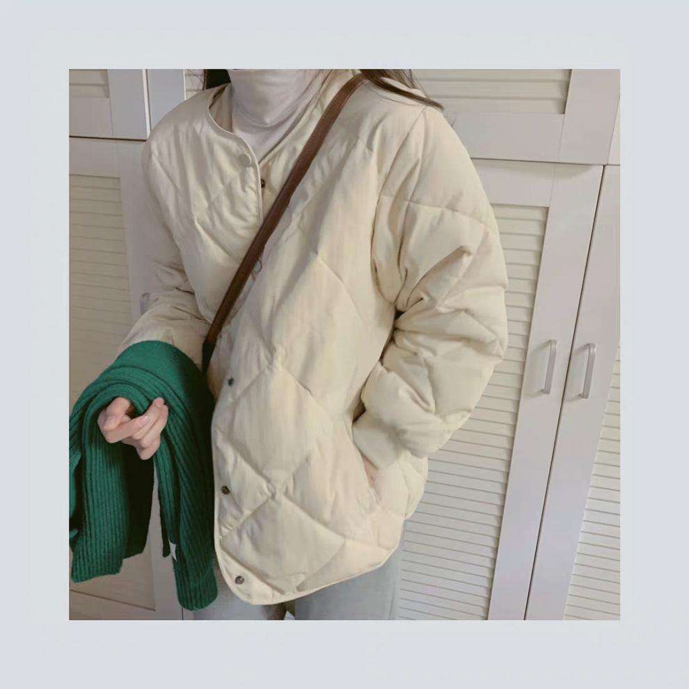 50代ファッション 軽量キルティングジャケット