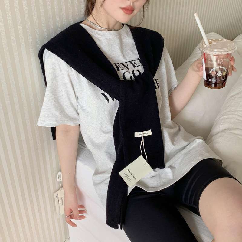 50代ファッション ゆったりウォーミーベスト