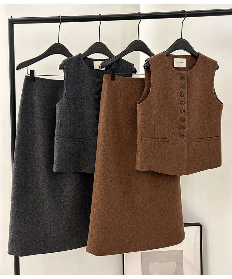 50代ファッション シックな秋冬セットアップ