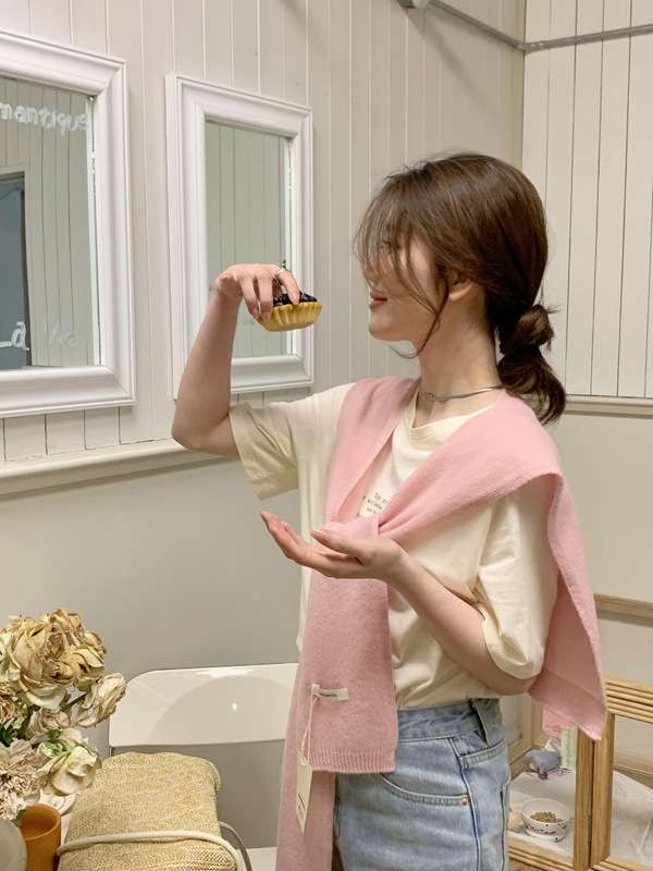 50代ファッション ゆったりウォーミーベスト