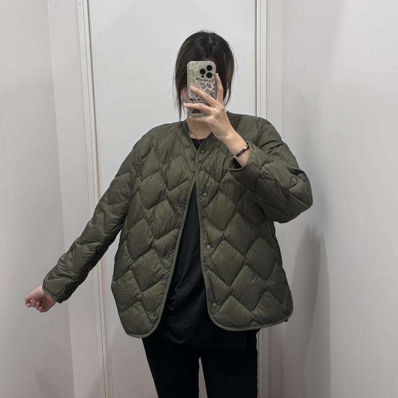 50代ファッション 大人の冬のキルティングジャケット