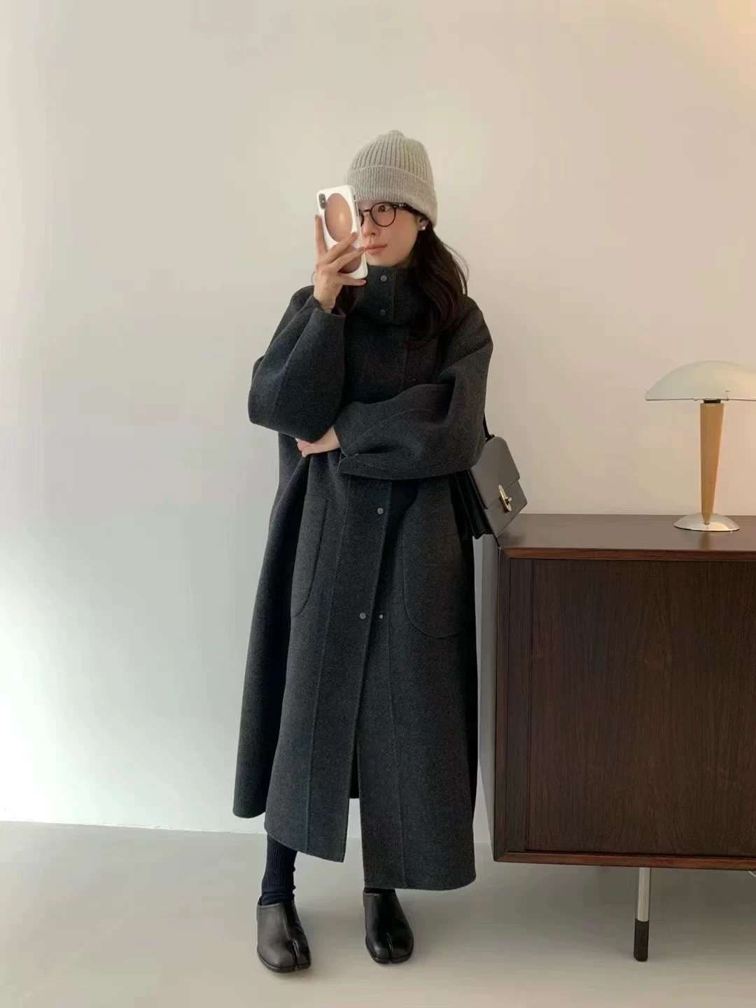 50代ファッション 大人の上質ロングコート