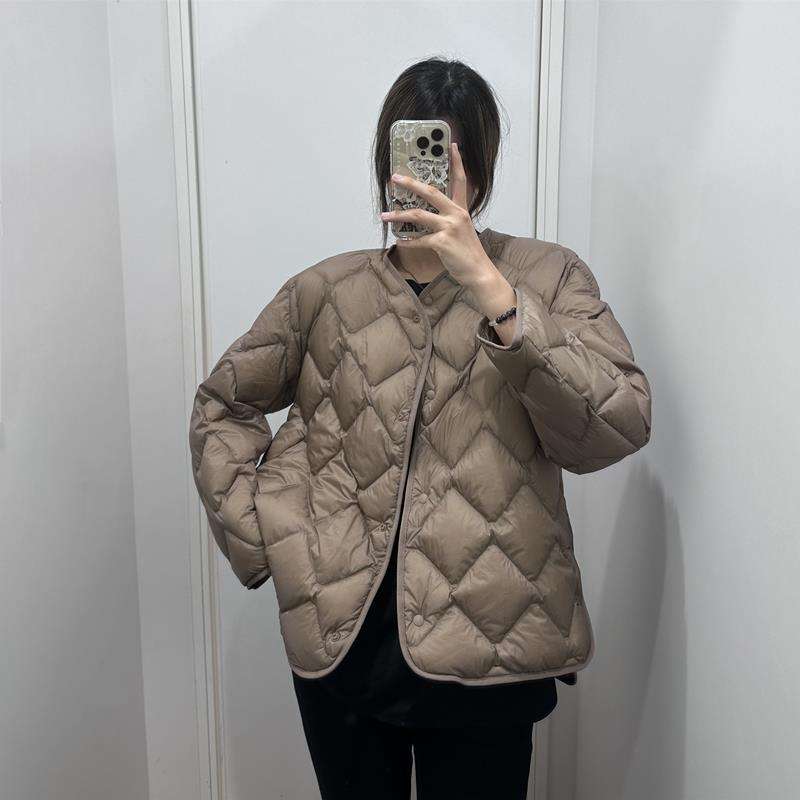 50代ファッション 大人の冬のキルティングジャケット