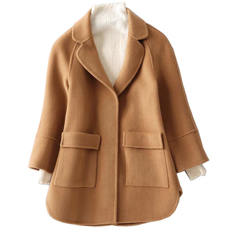 50代ファッション  大人の上品カジュアルウールジャケット