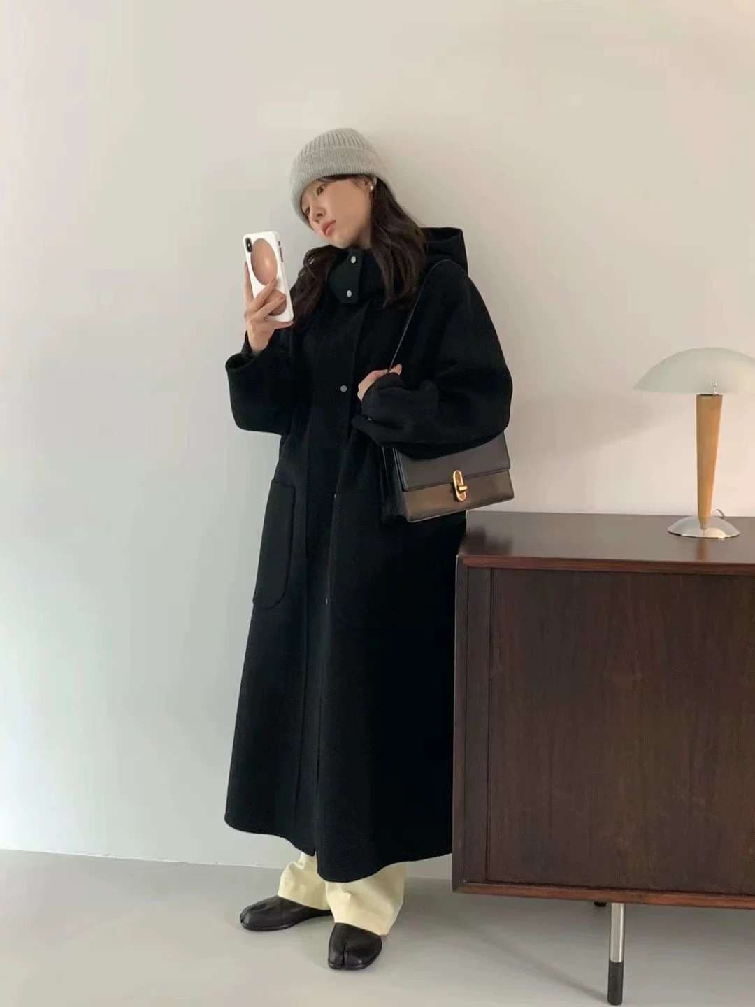 50代ファッション 大人の上質ロングコート