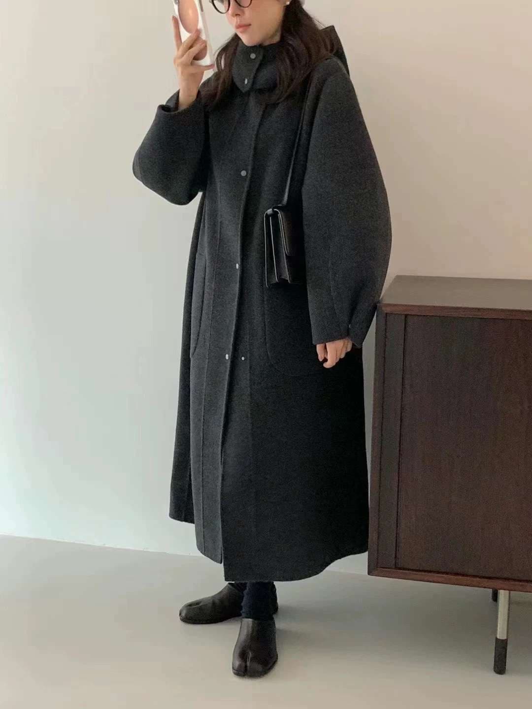 50代ファッション 大人の上質ロングコート