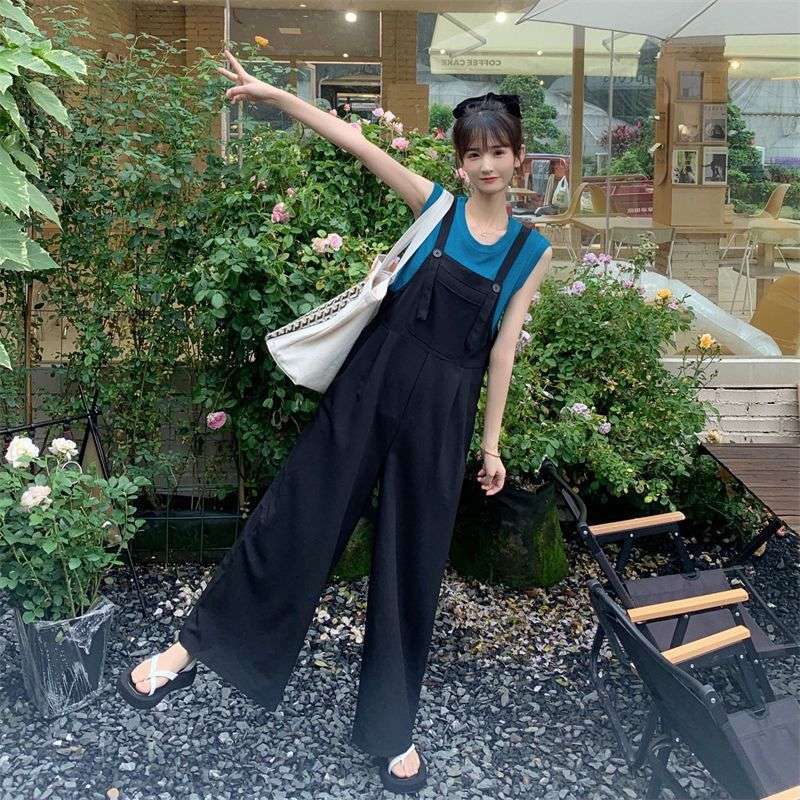 50代ファッション 大人の休日オーバーオール
