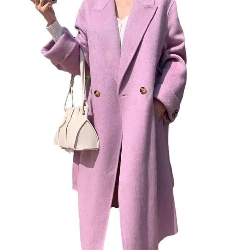50代ファッション ゆったりロングコート