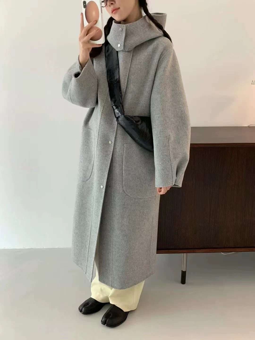 50代ファッション 大人の上質ロングコート