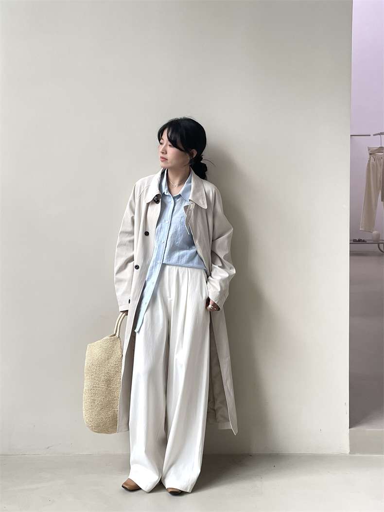 50代ファッション ゆったりワイドパンツ